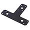 Hampton Hampton 11/16 in. H X 5 in. W X 6 in. L Black Steel T-Plate 02-3411-710 - alternate 1